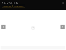 Tablet Screenshot of kovanen.com